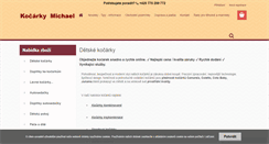 Desktop Screenshot of kocarky-michael.cz